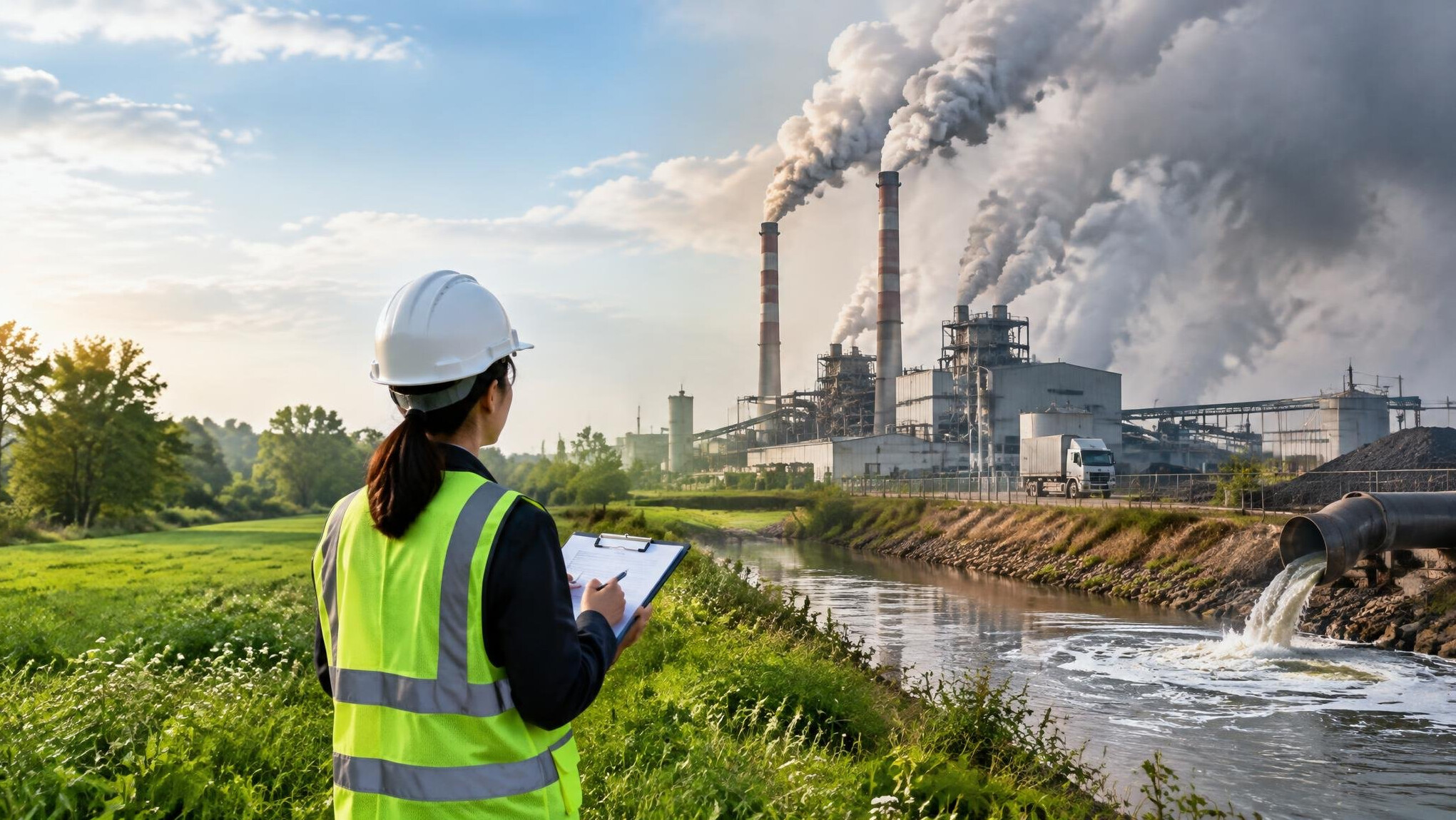 factory pollution smoke